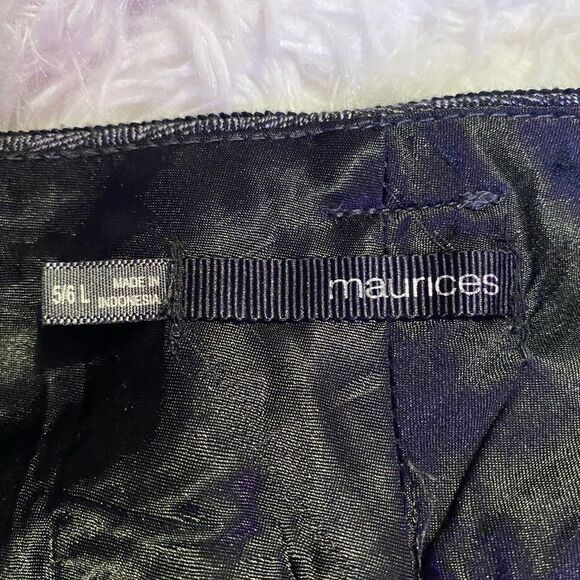 Maurice’s Women’s 5/6 Long Heathered Charcoal Dress Slacks - Picture 7 of 7